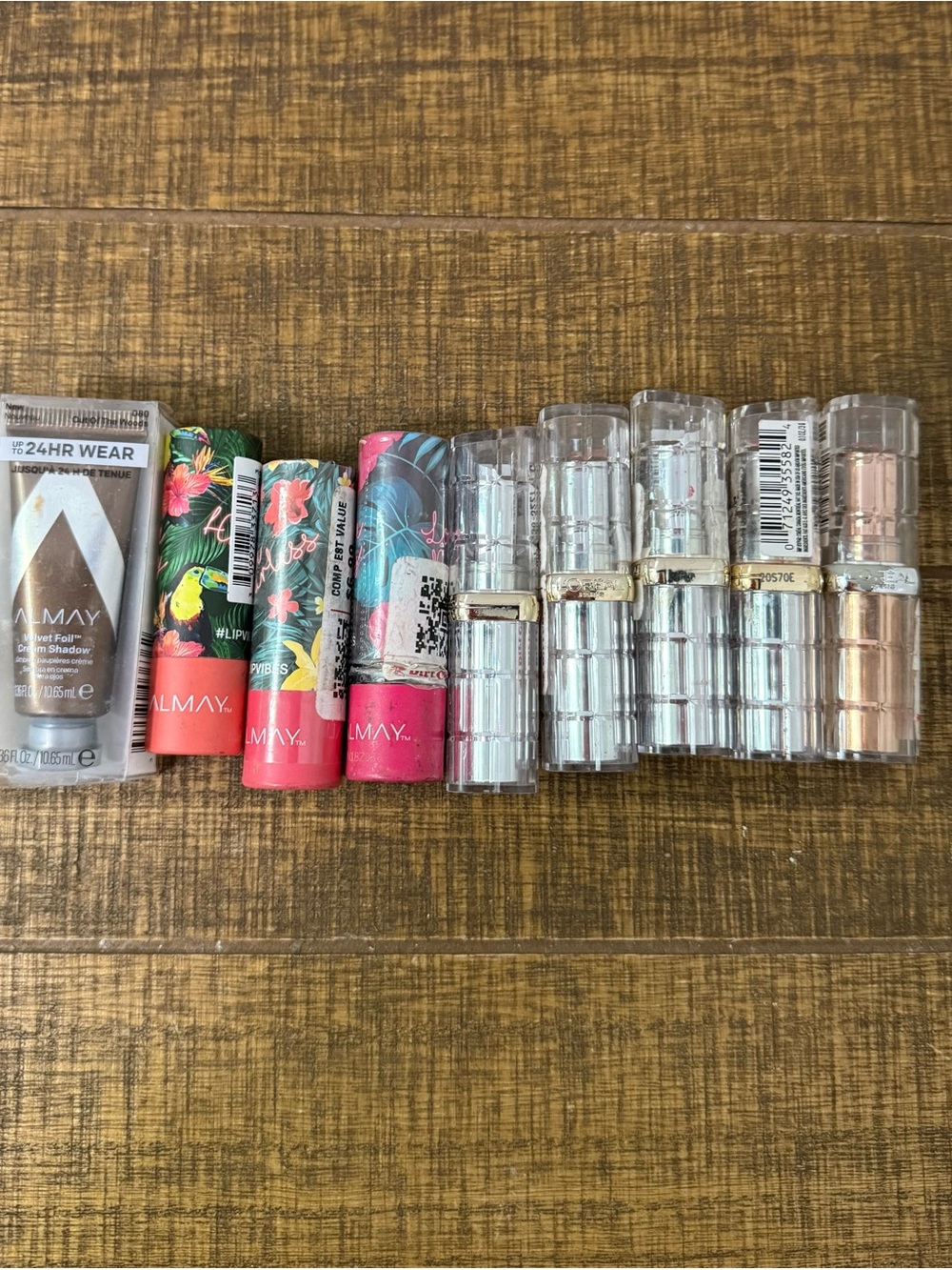 Almay Lipstick and Balm Variety Pack in Coral, Pink, and Neutral Tones